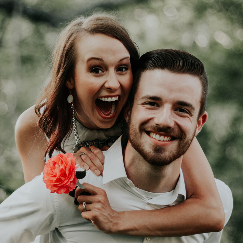Photo of happy people